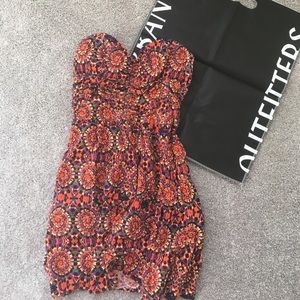UO Band of gypsies Strapless Dress-size XS