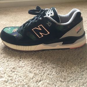 New Balance floral sneakers
