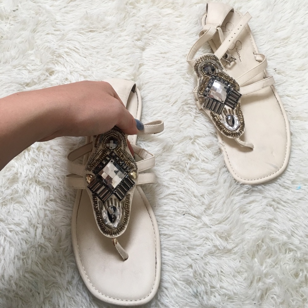 jessica simpson flat sandals