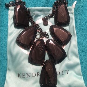 Kendra Scott black agate harlow