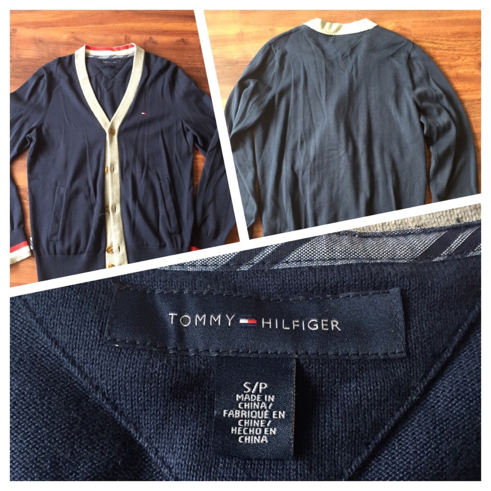 ‼️Final Sale! Navy Tommy Hilfiger cardigan