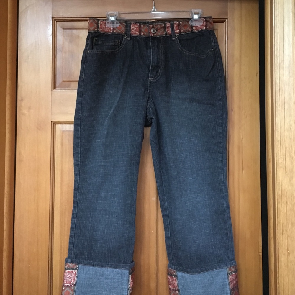Coldwater Creek, size 10, cropped jeans