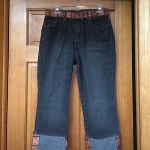 Coldwater Creek, size 10, cropped jeans