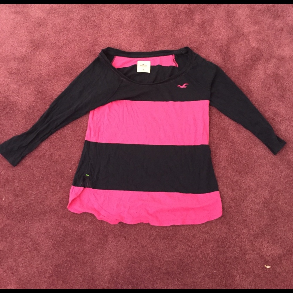 Striped three quarter shirt