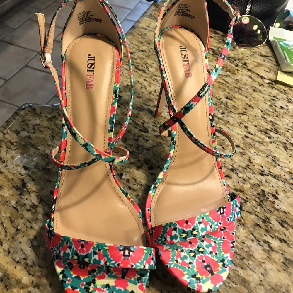 Floral heels