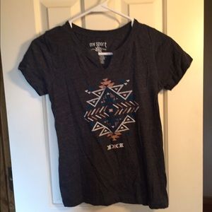 Aztec design tee