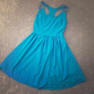Electric Blue Skater dress-size S
