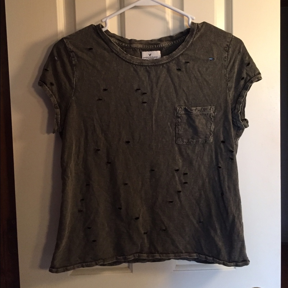 Army green shirt