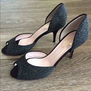 Kate Spade Pump Heels Black/Gold 6.5 Sage D'Orsay