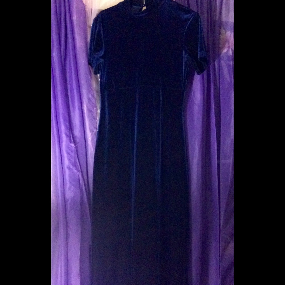 Cobalt blue Plush Maxi dress