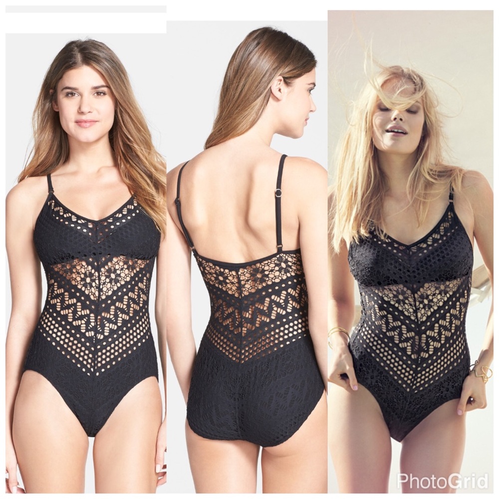 Mia crotchet one piece swimsuit
