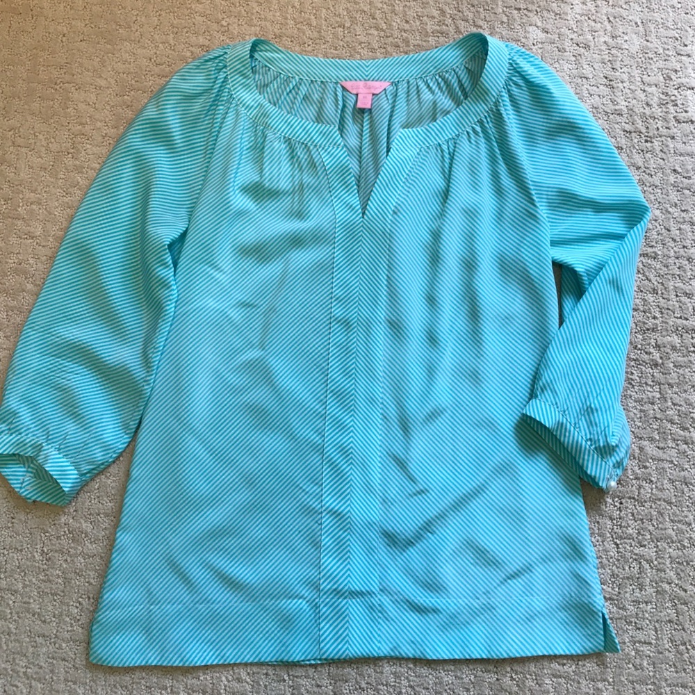 Lilly Pulitzer Silk Top.