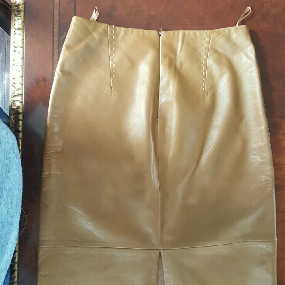 Leather skirt
