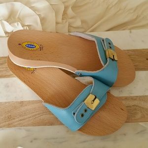 The Original Dr Schools Blue Exercise Sandal Wood