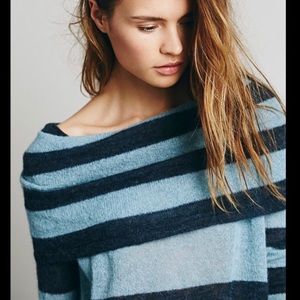 Off the shoulder free People sweater