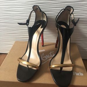 Christian Louboutin Athena tstrap calf hair
