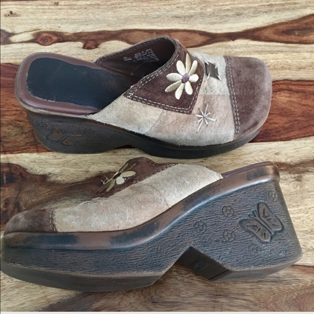 Leather Platform Predictions Women's Clog Mules