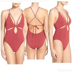 New Robin Piccone Ava One Piece Swimsuit