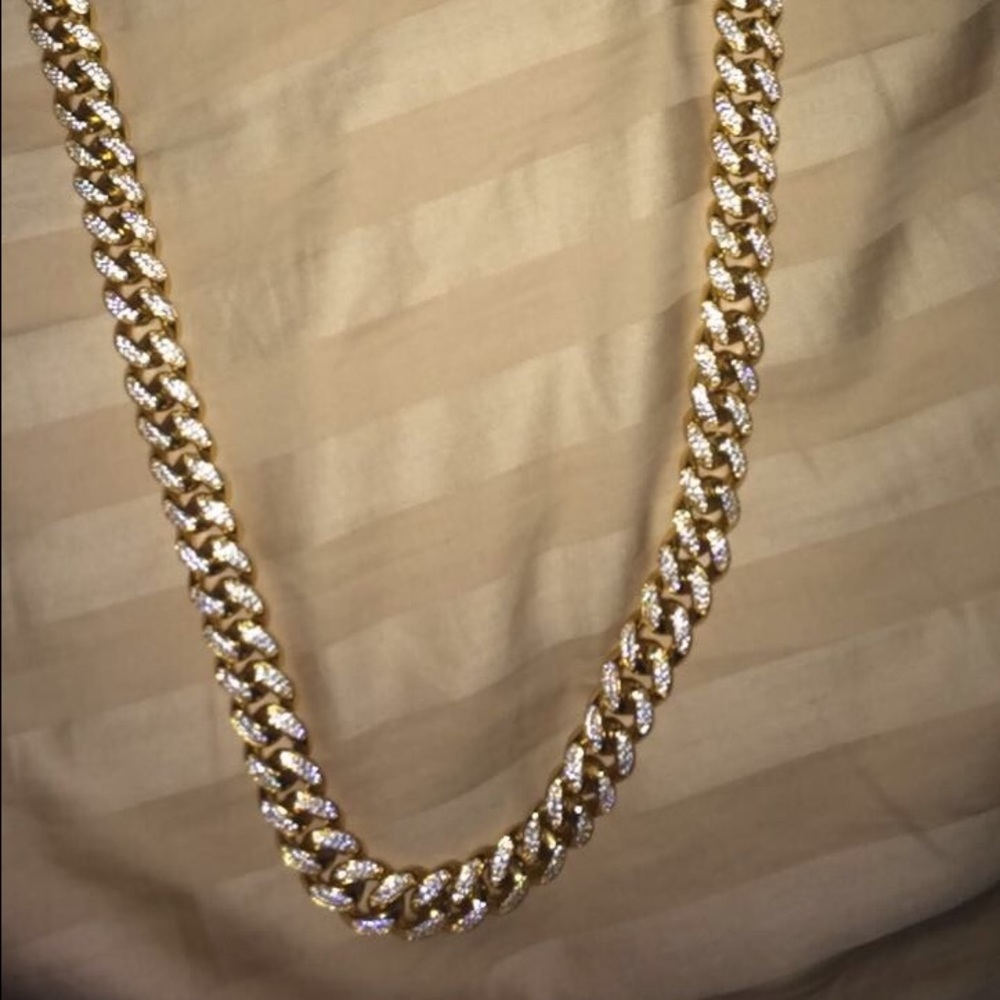 Yellow 14k gold Cuban link