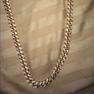 Yellow 14k gold Cuban link