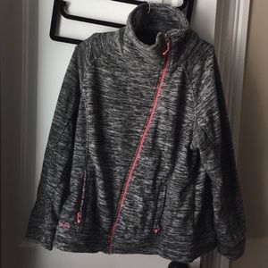 XL fleece asymmetric zip by free country