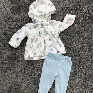 Carter's two piece baby girl set