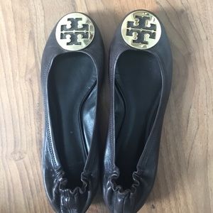 Tory Burch Brown Reva Flat