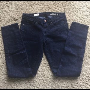 NWOT GAP animal print skinny jeans