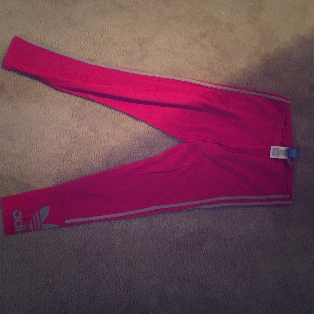 Fushia Adidas Leggings