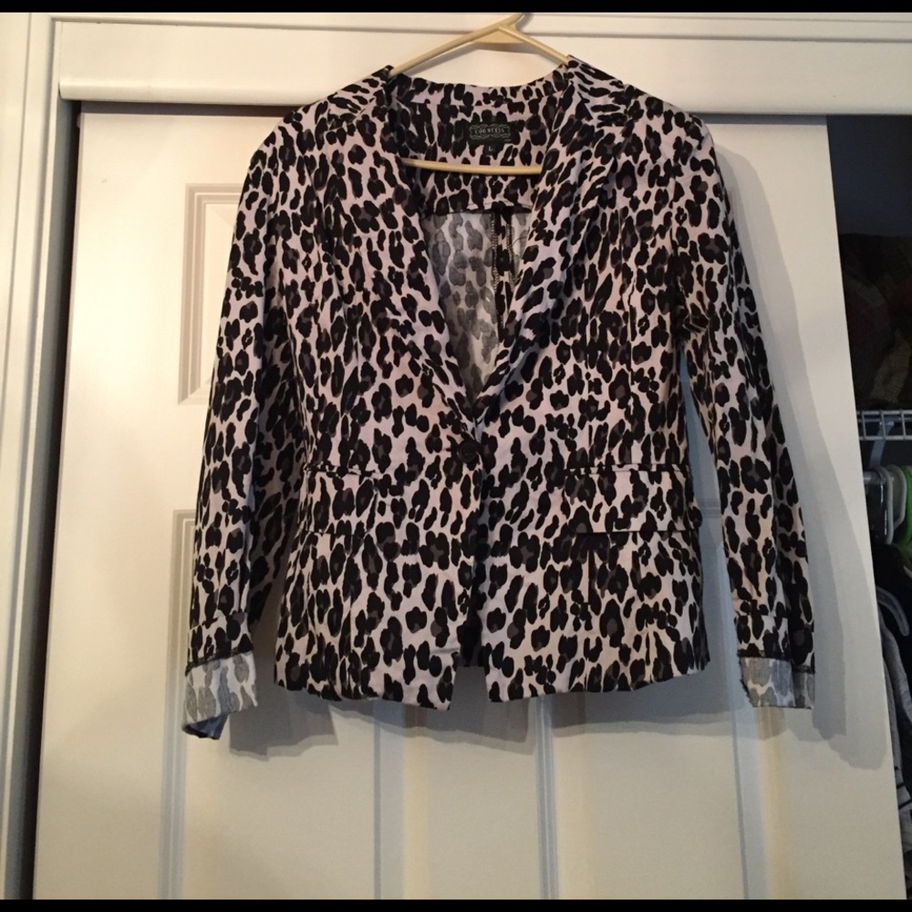 Countess cheetah blazer