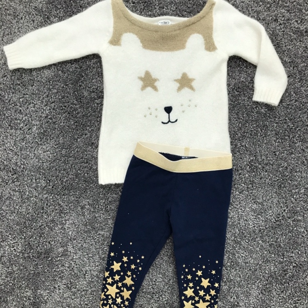 Carter's two piece baby girl set