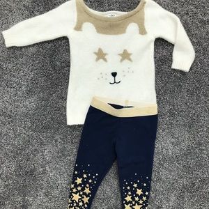 Carter's two piece baby girl set