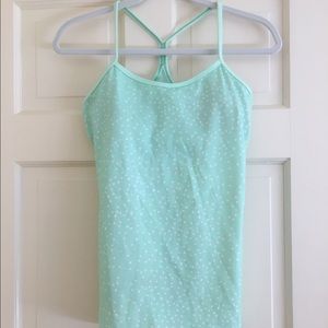 lululemon mint Power Y Tank - Size 6