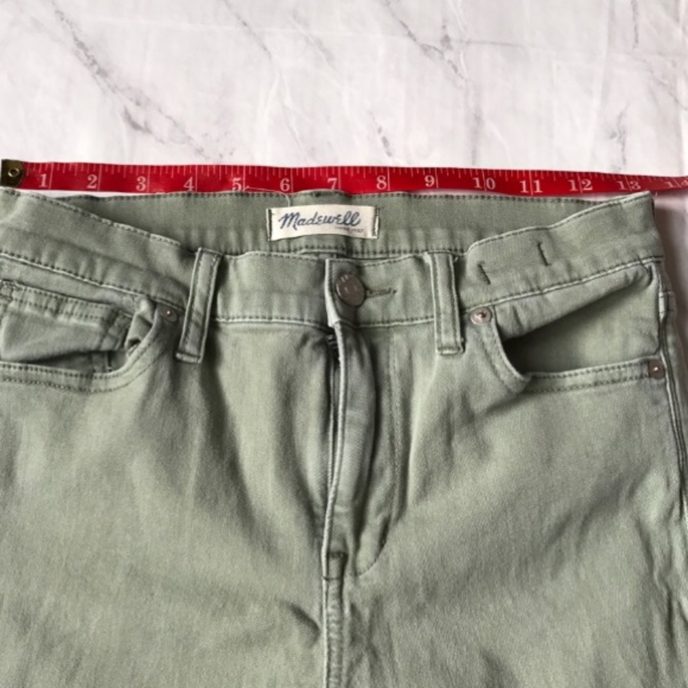 Madewell high riser pale olive