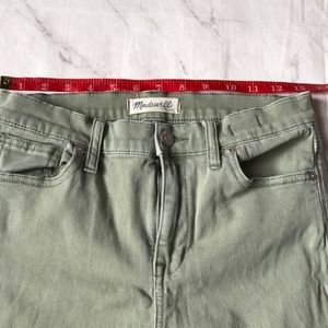 Madewell high riser pale olive