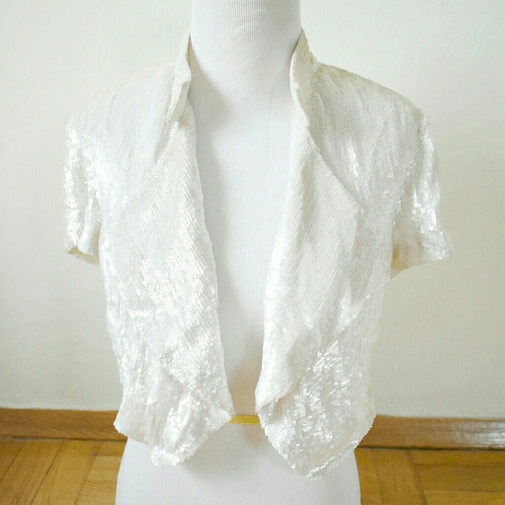 Yigal Azrouel vintage cropped shrug / cover up