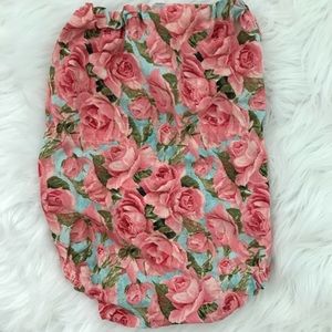 Handmade baby girl tubetop romper