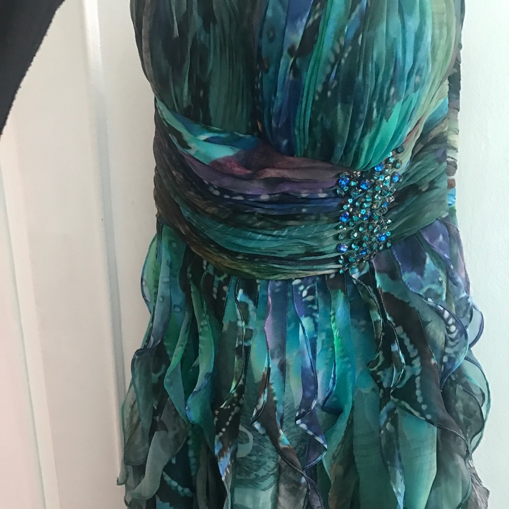 Strapless multicolored dress - Picture 2 of 3