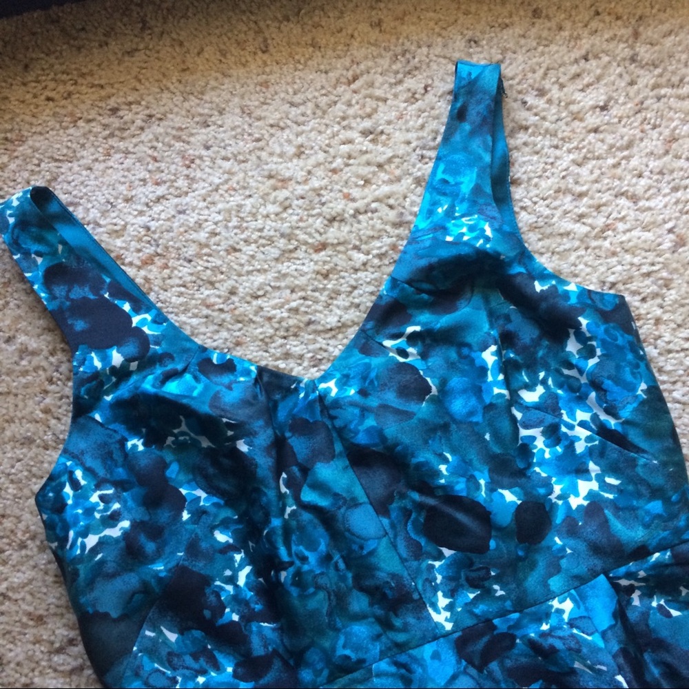 J crew Madison watercolor formal dress NWT