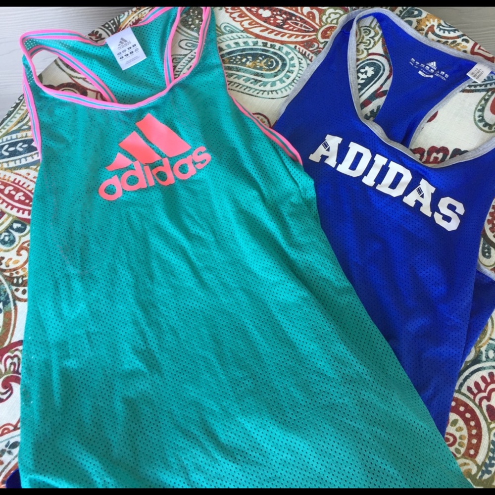 Adidas mesh tanks 🚴‍♀️⛹️‍♀️🤸‍♀️🏋️‍♀️