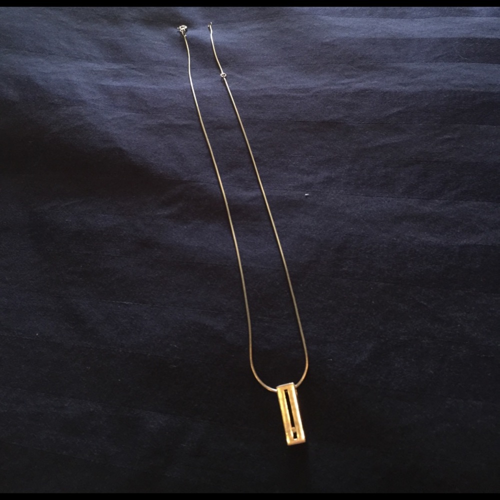 Diamondique sterling silver necklace