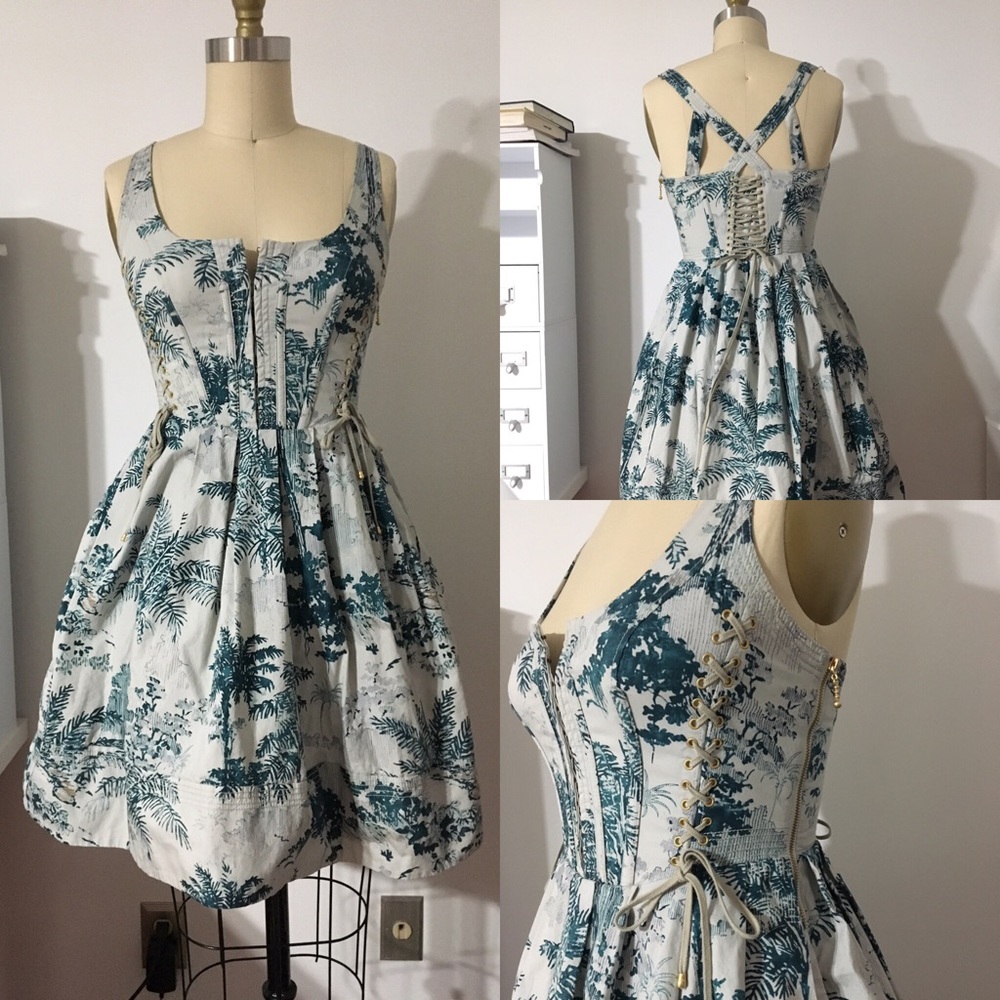 Anthropologie Leifsdottir Majestic Cypress Dress