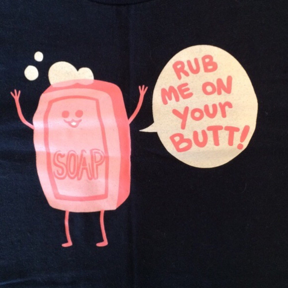 Blue "Lil Soapy" t shirt