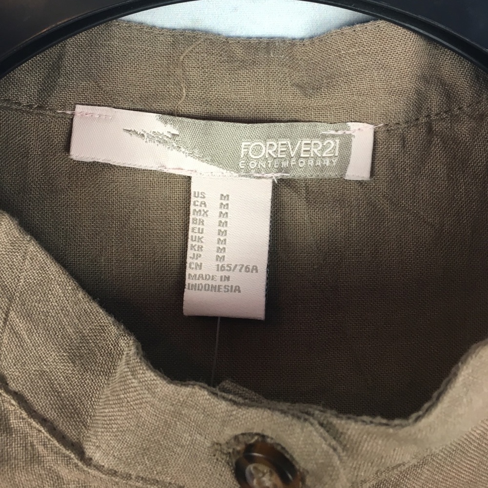 Forever 21 Contemporary Brown Dress - Picture 4 of 5