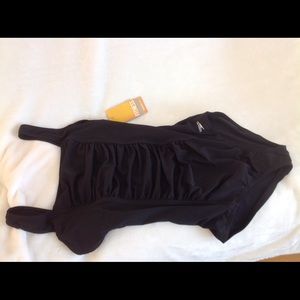 Speedo bathing suit.