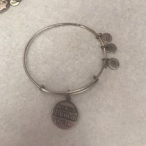 Alex &Ani "because I am a girl" charm