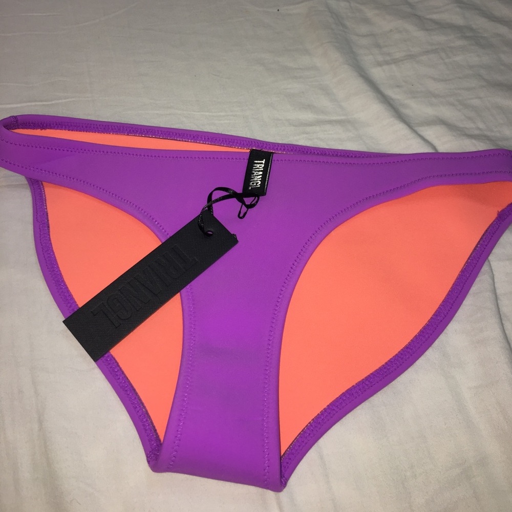 Triangl Purple Bottoms never used (size large)