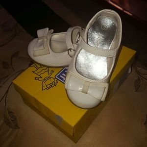 White toddler shoe