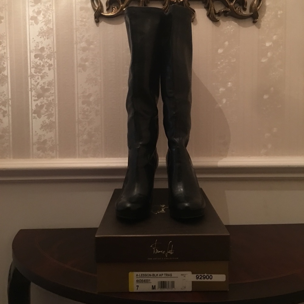 Franco Sarto Tall Stretch Leather Boots