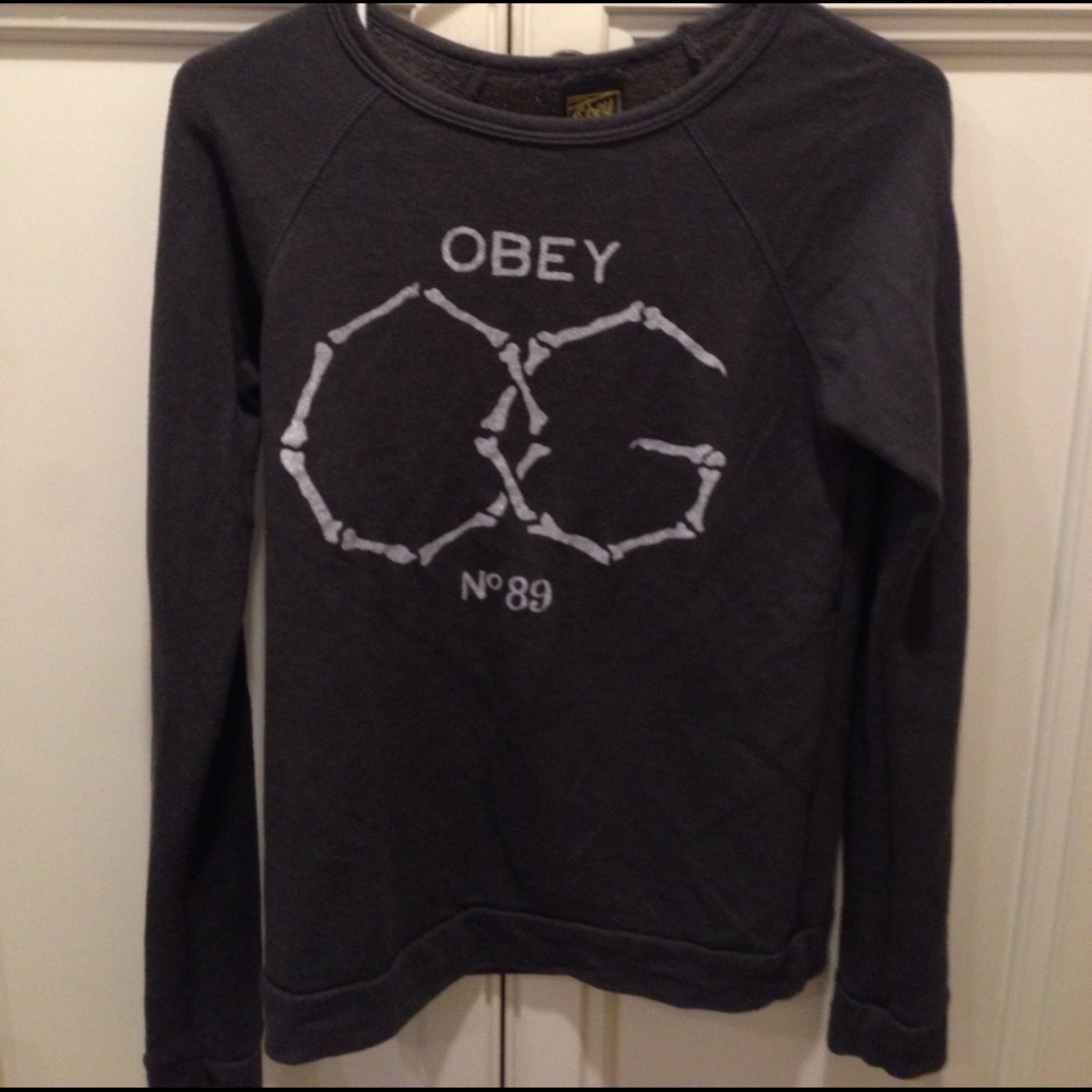Obey scoop neck Sweater